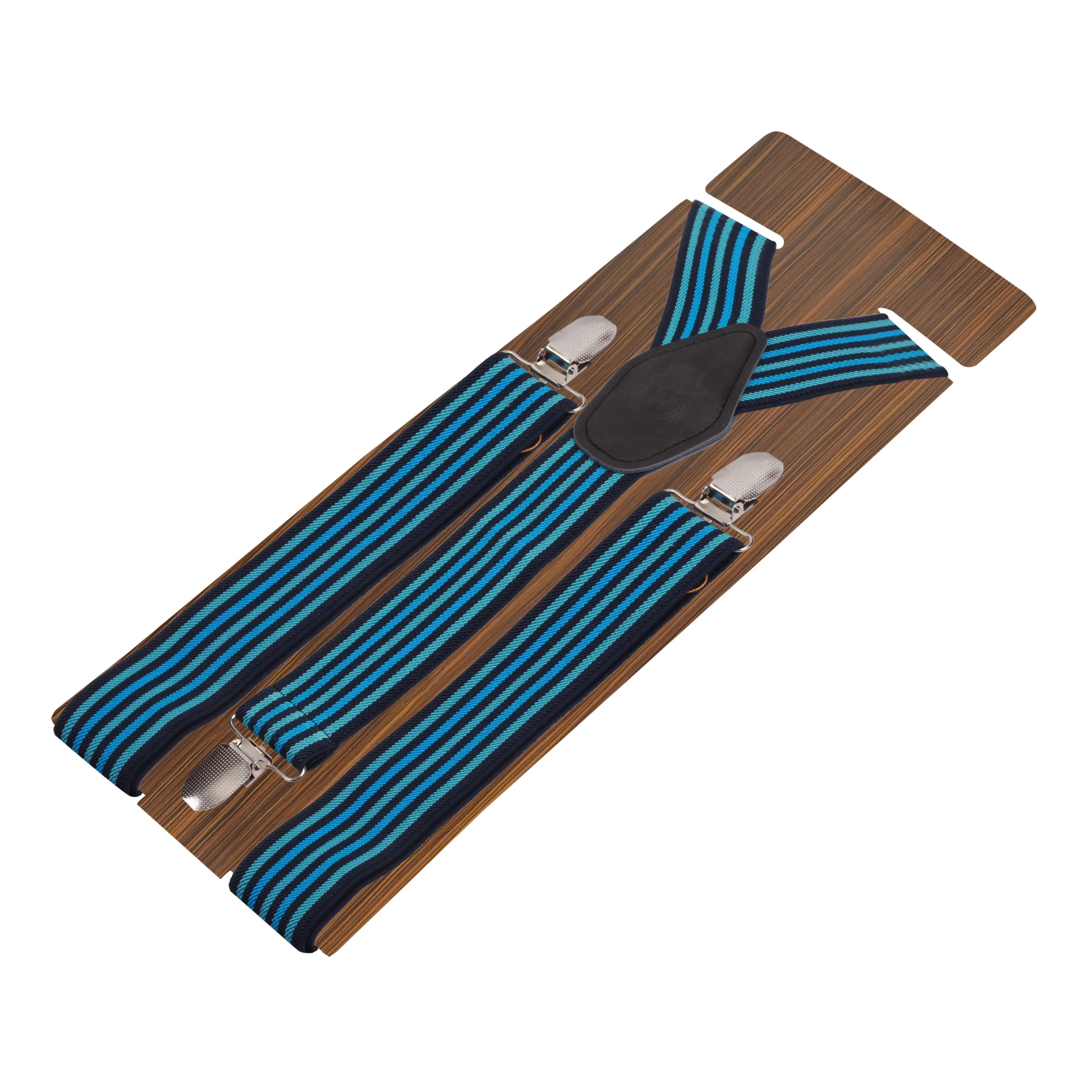 Peluche Flemish Stripes Blue Suspender for Men