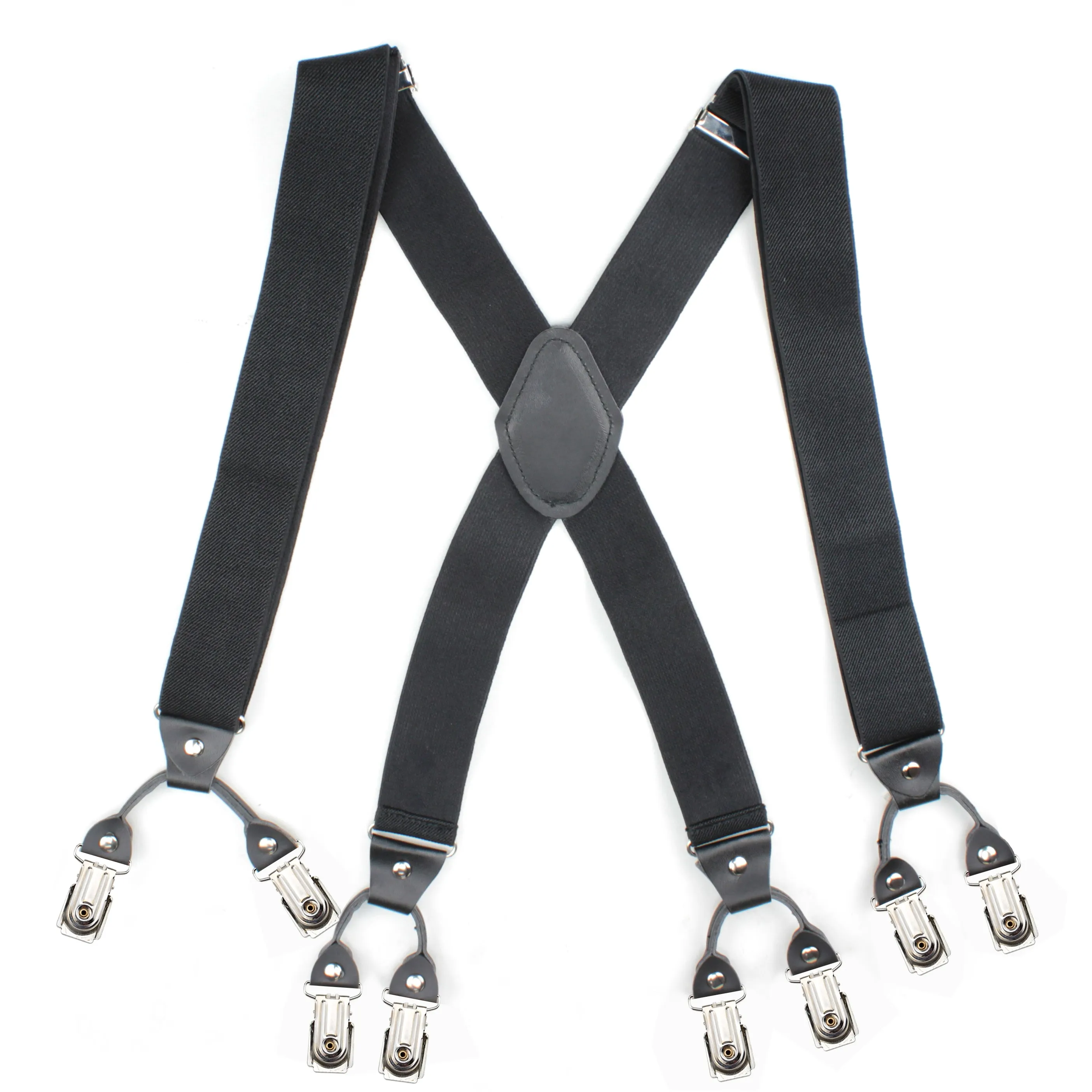 Peluche Novelist Charmer Black 8 Clips Suspender