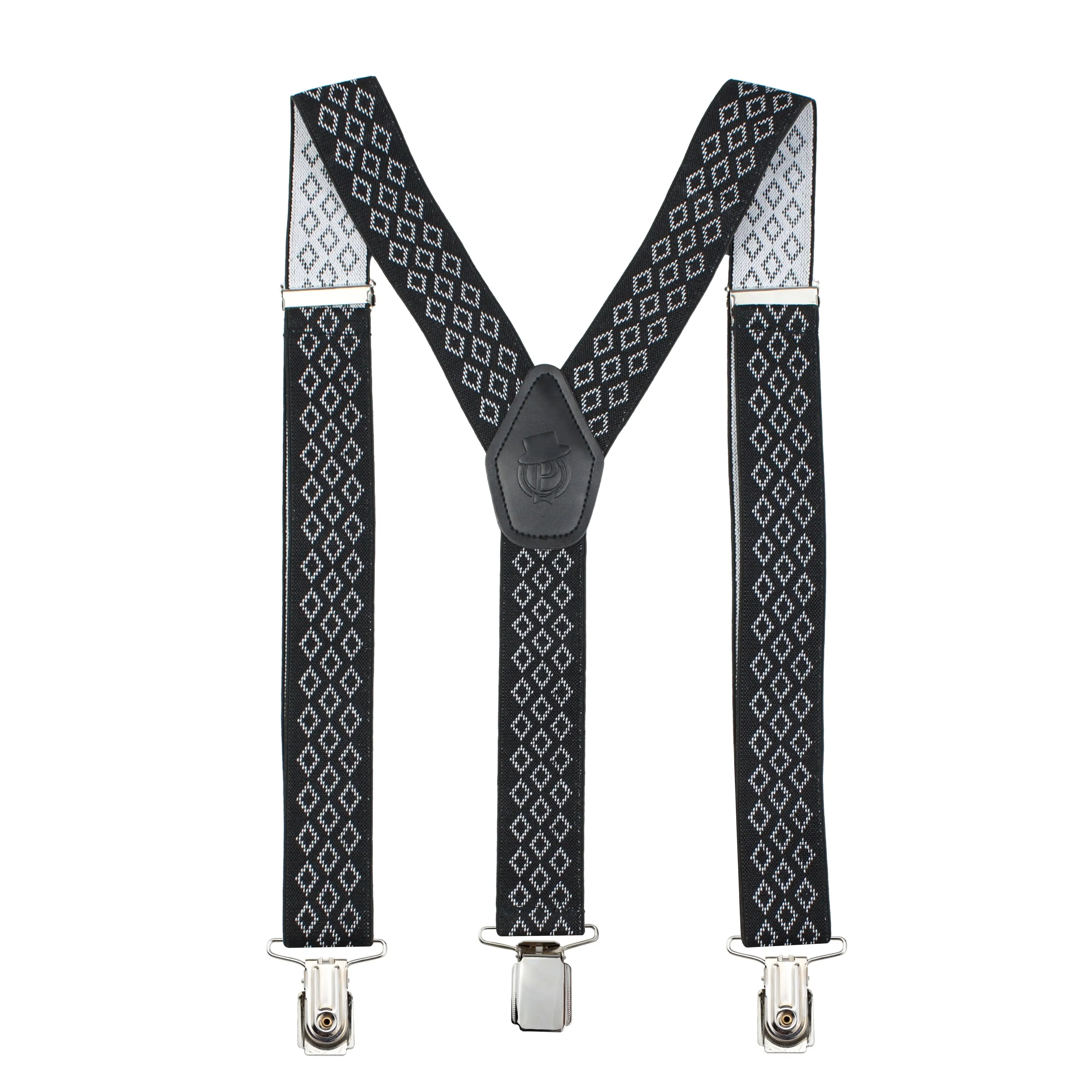 Peluche Voguish Abstract Black Suspender