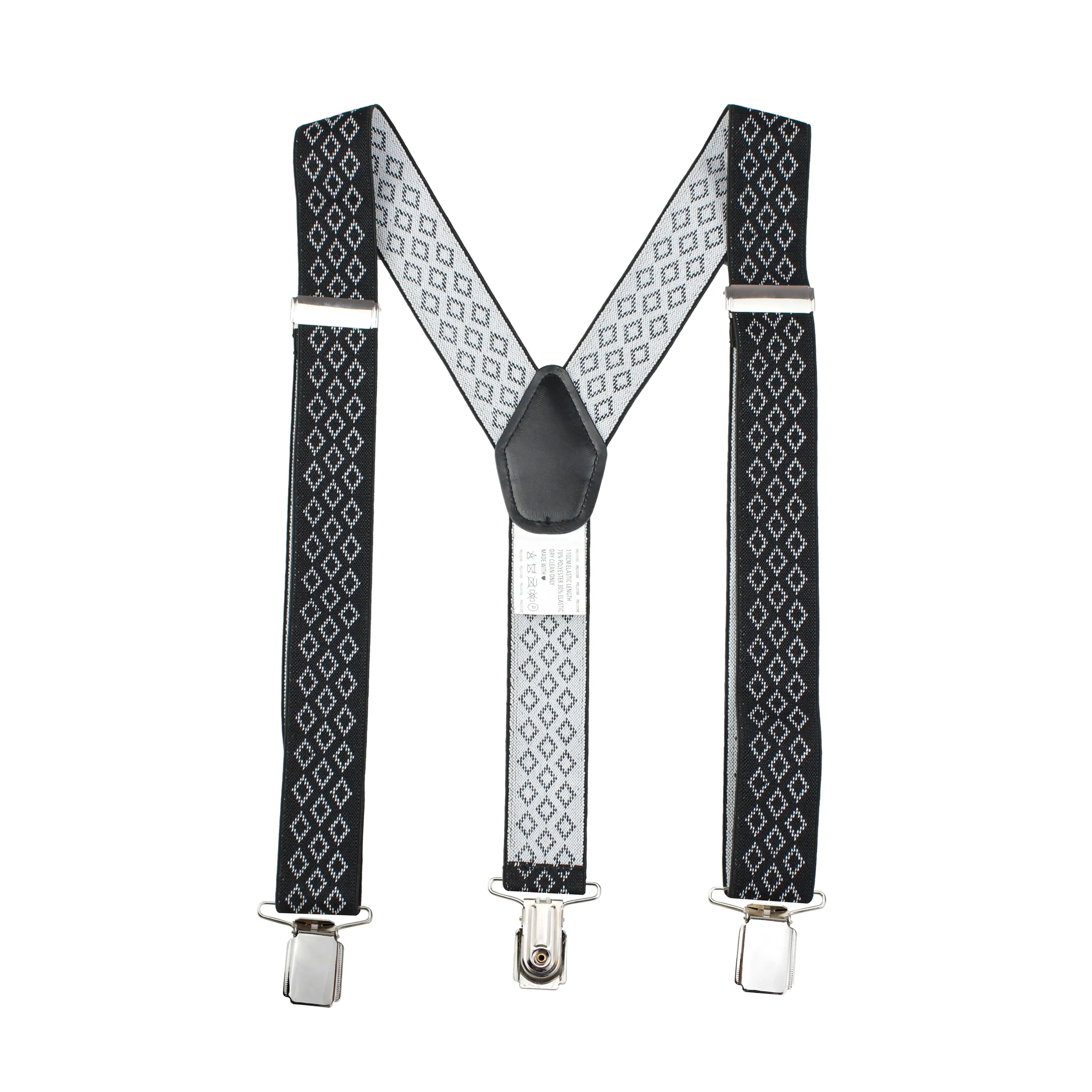 Peluche Voguish Abstract Black Suspender