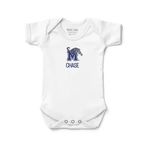 Personalized Memphis Tigers Bodysuit