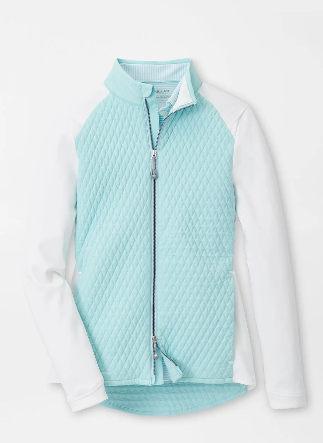 Peter Millar Women's Merge Hybrid Jacket - Blue Spruce/White