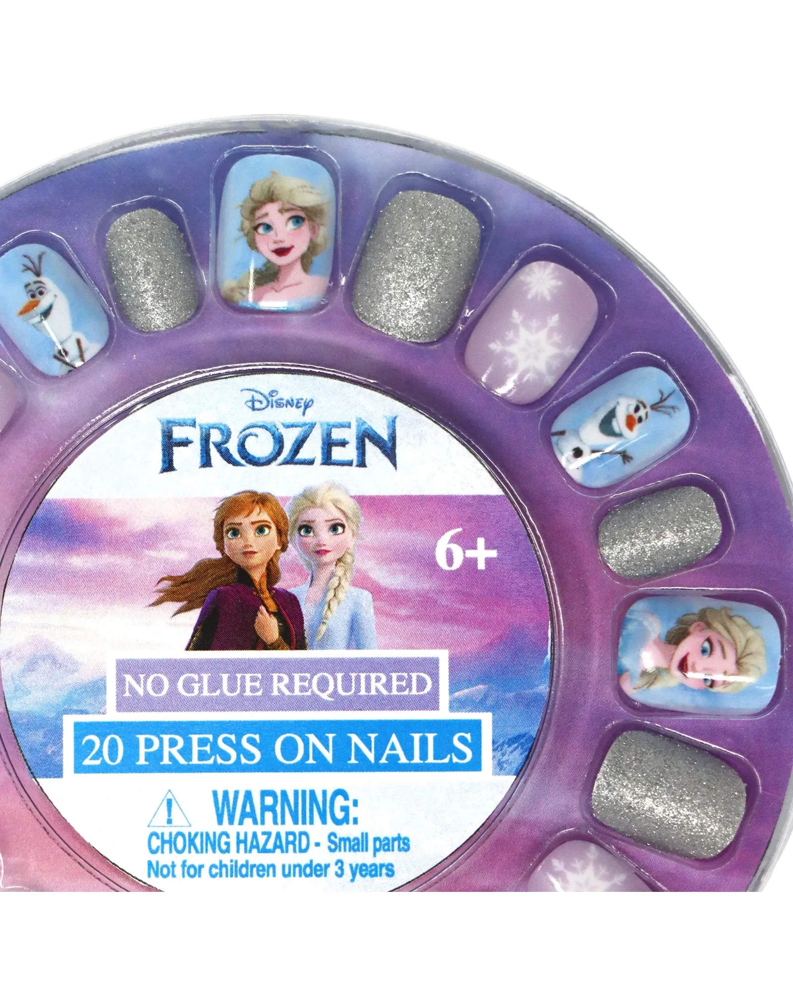 Pink Poppy Disney Frozen Press On Nails