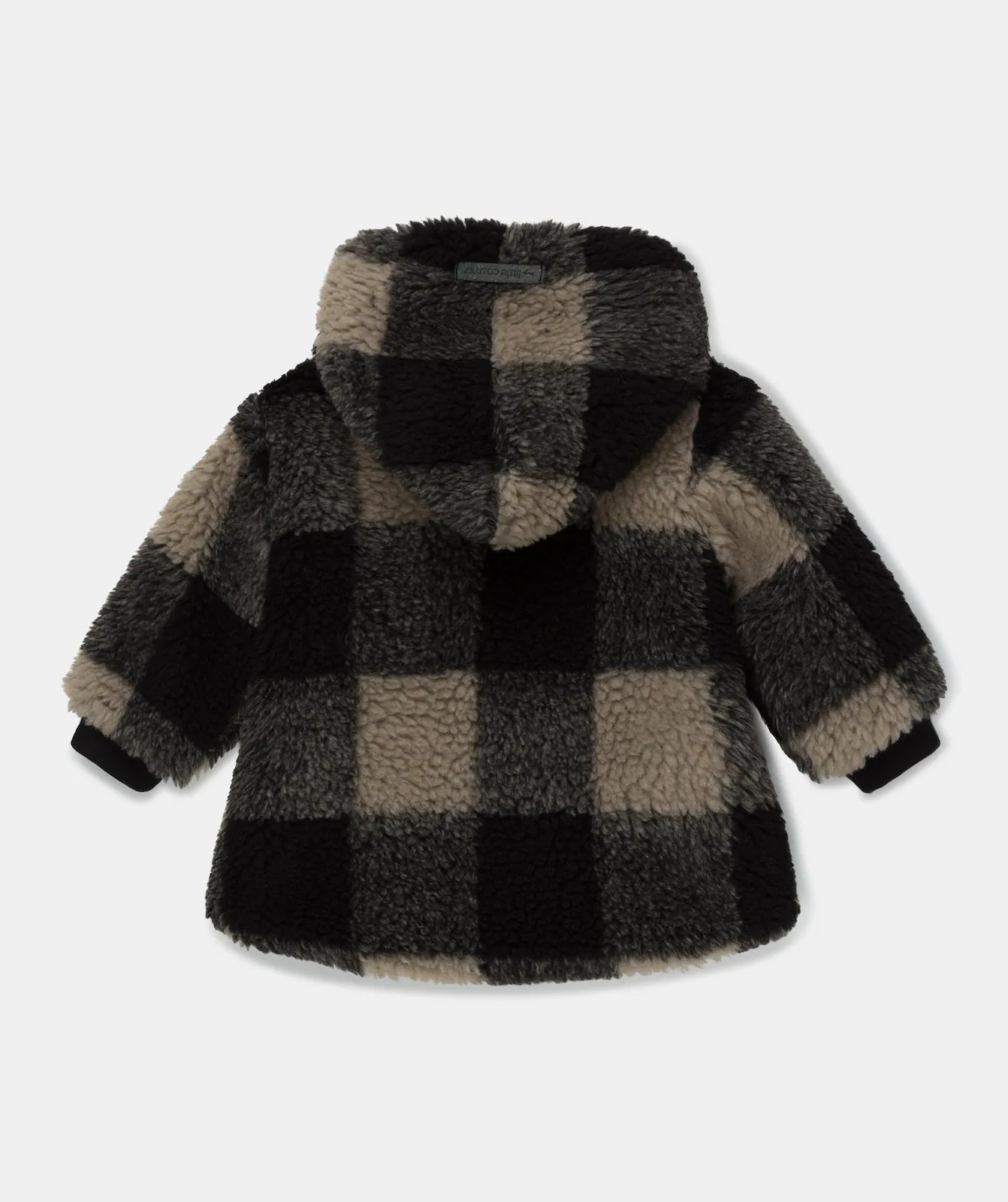 Plaid Sherpa Baby Coat