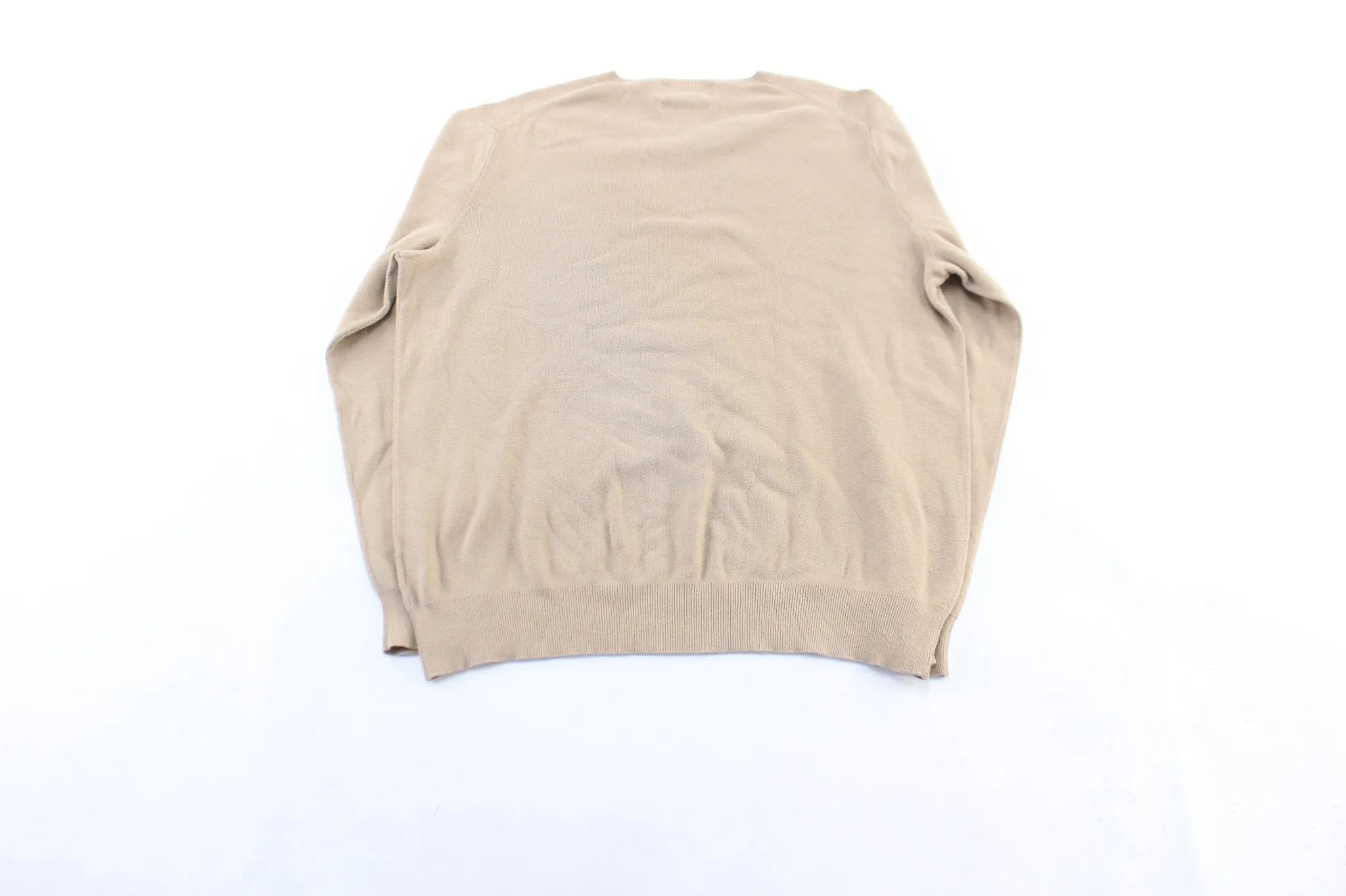 Polo by Ralph Lauren Embroidered Logo Light Brown Sweater