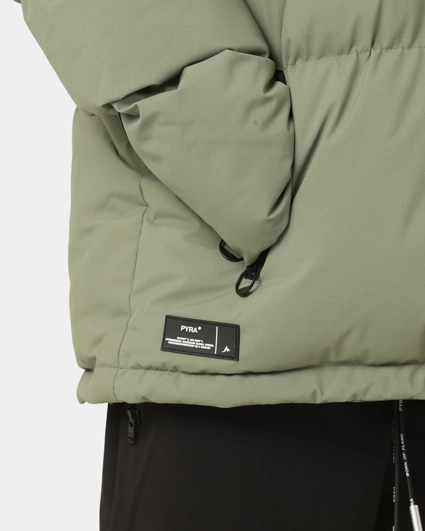 PYRA Alpine Puffa Jacket Olive Green