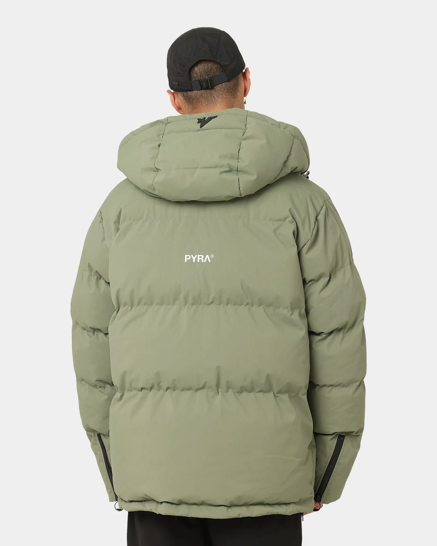 PYRA Alpine Puffa Jacket Olive Green