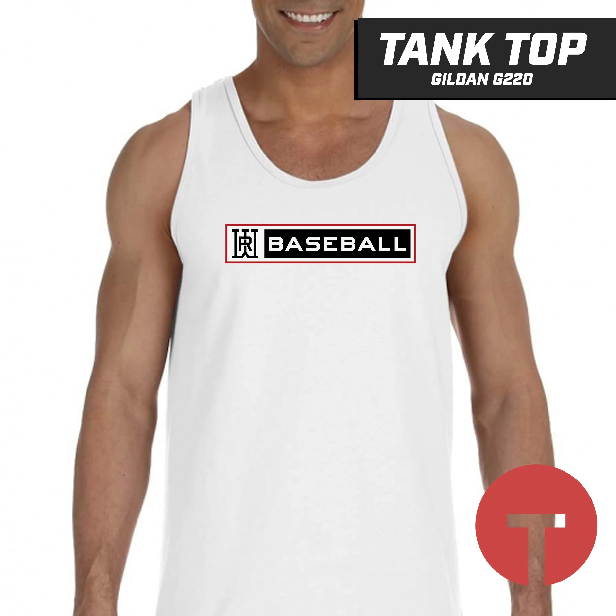 Rapids Baseball - Tank Top Gildan G220 - LOGO 1