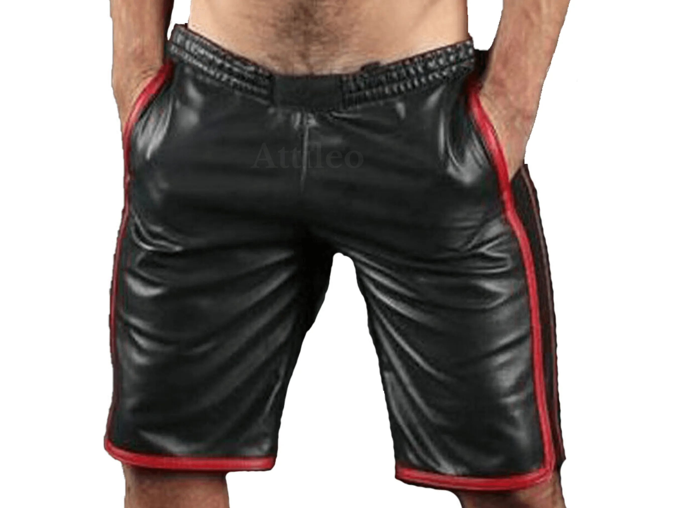 Real Leather Shorts for Men