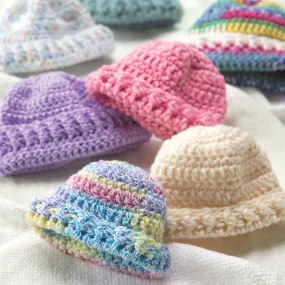 Red Heart Crochet Preemie Hats