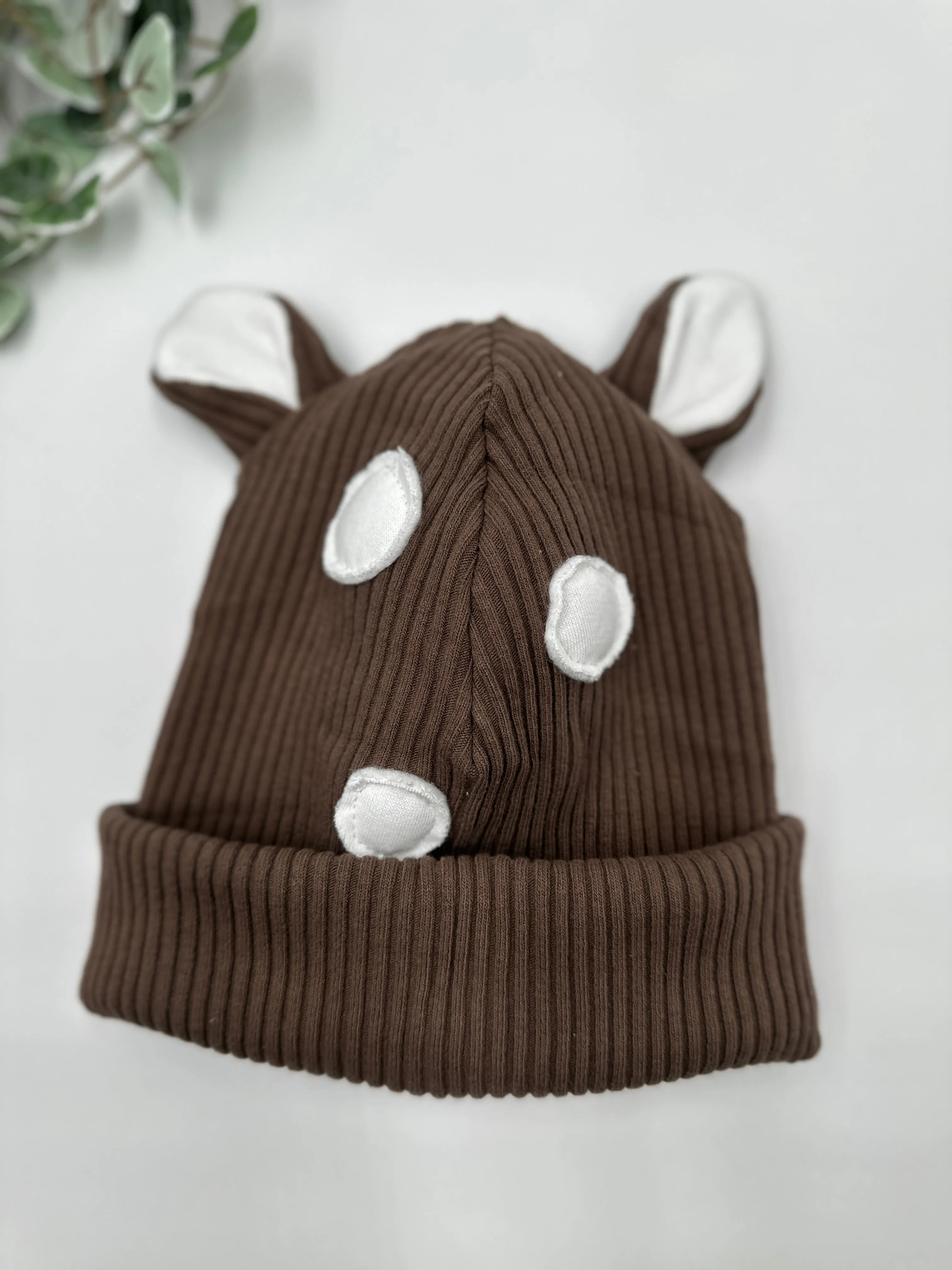 Rib Beanie - „Rehlein“