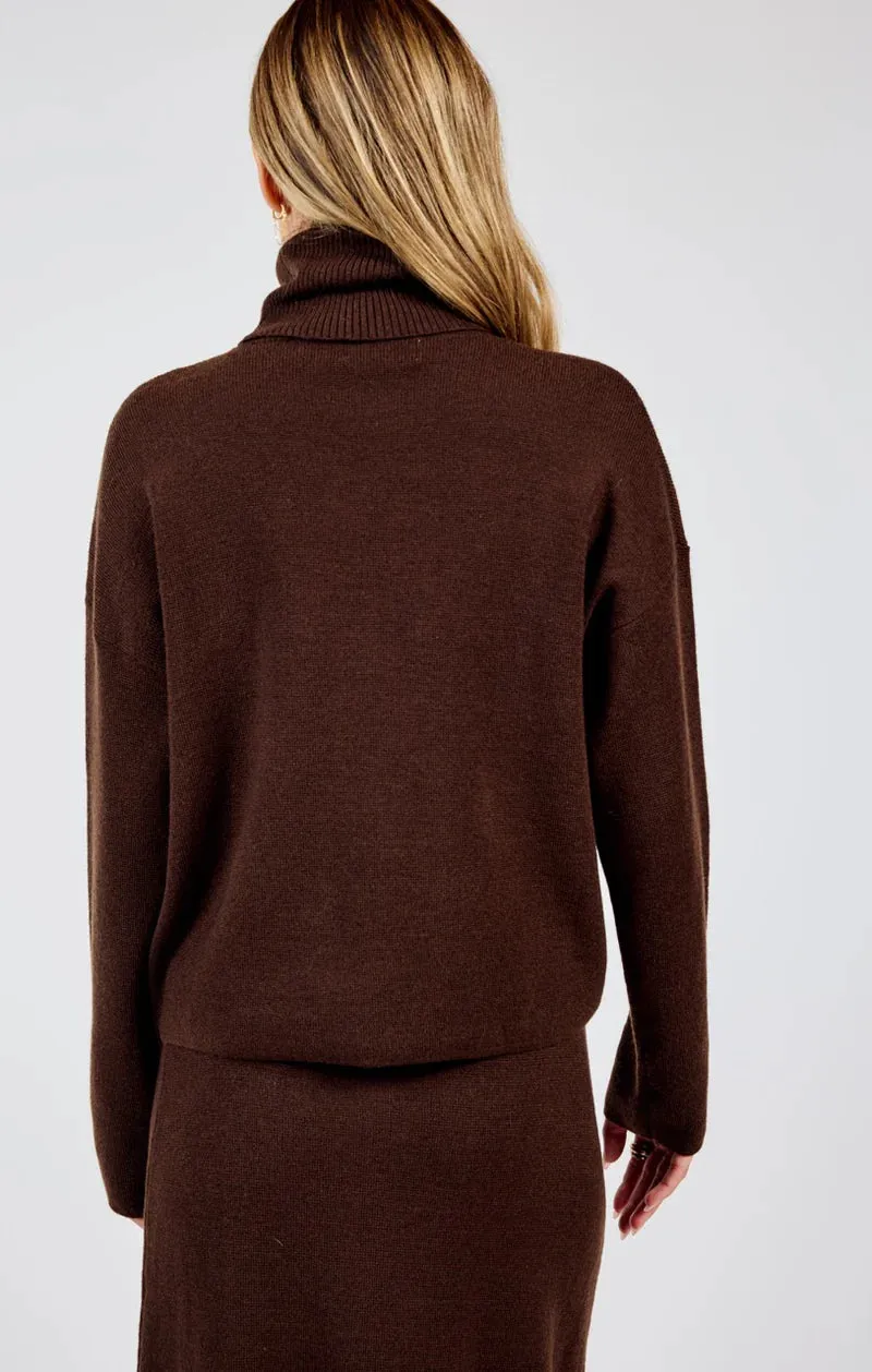 Sadie and Sage - NIGHT AIR TURTLENECK
SWEATER