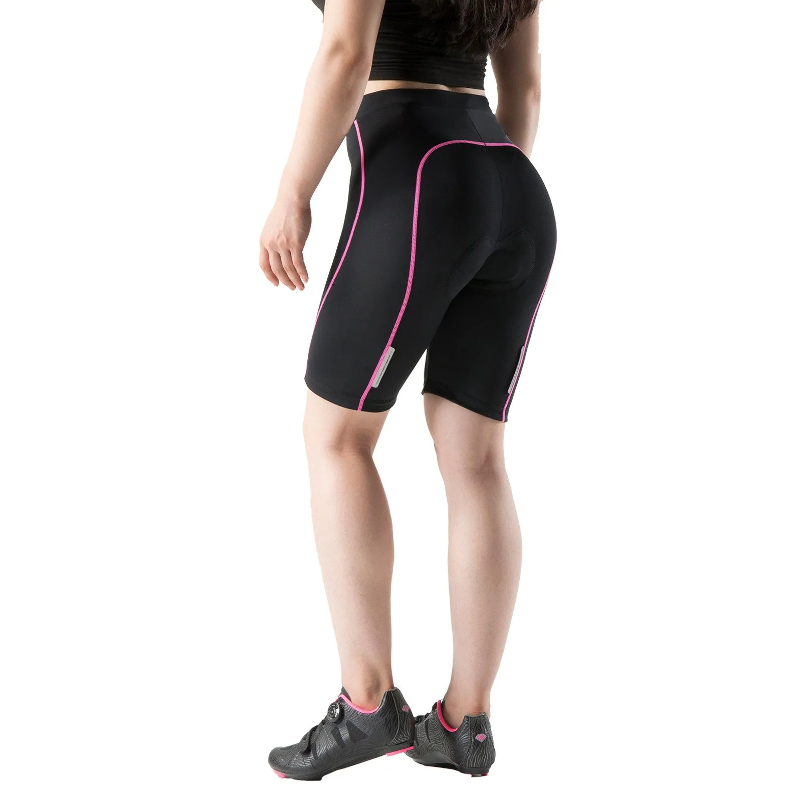 Santic Martha Pink Women Padded Cycling Shorts