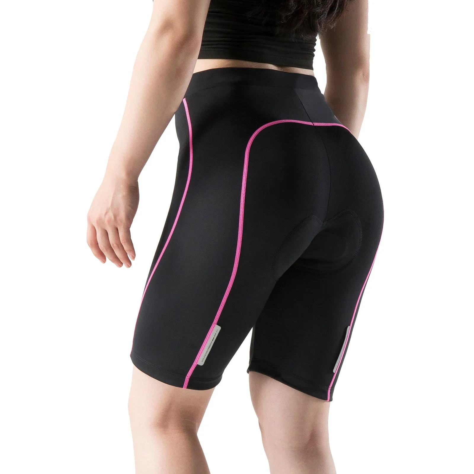 Santic Martha Pink Women Padded Cycling Shorts