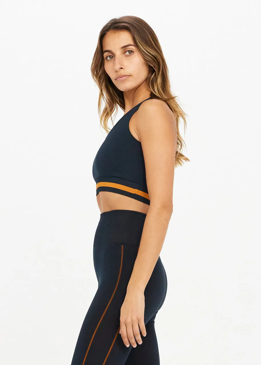 Seamless Mia Crop, Navy