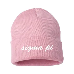 Sigma Pi Pink Sweetheart Beanie