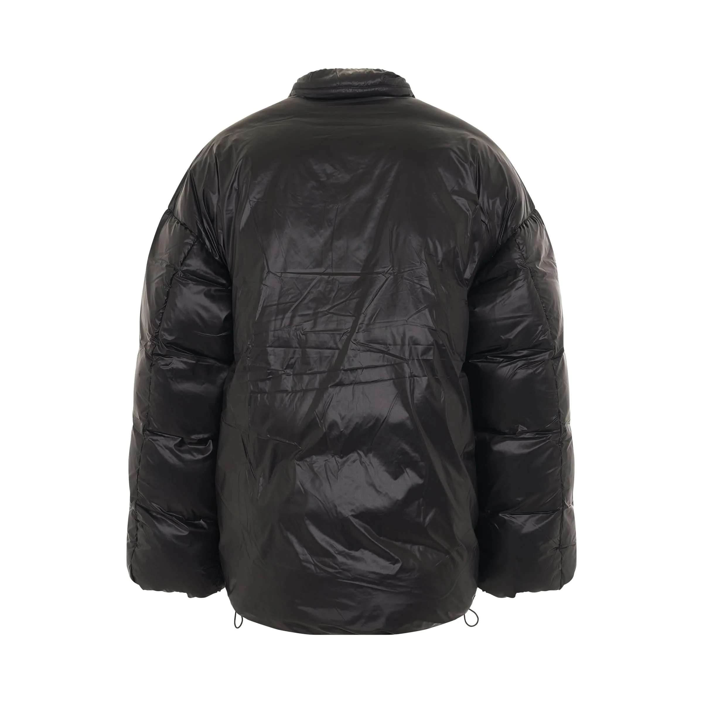 Snow Puffer Jacket in Black