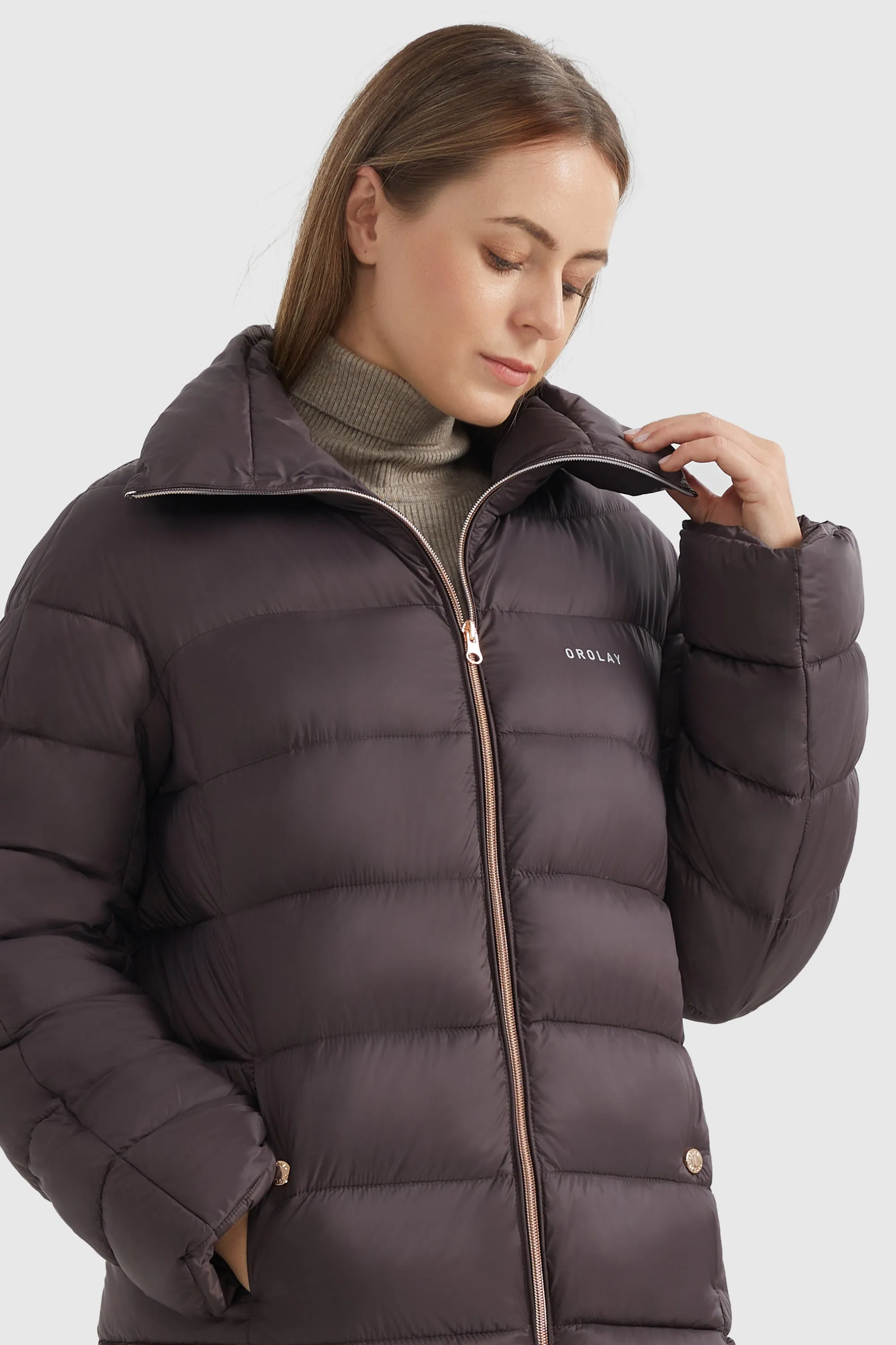 Stand Collar Full-Zip Puffer