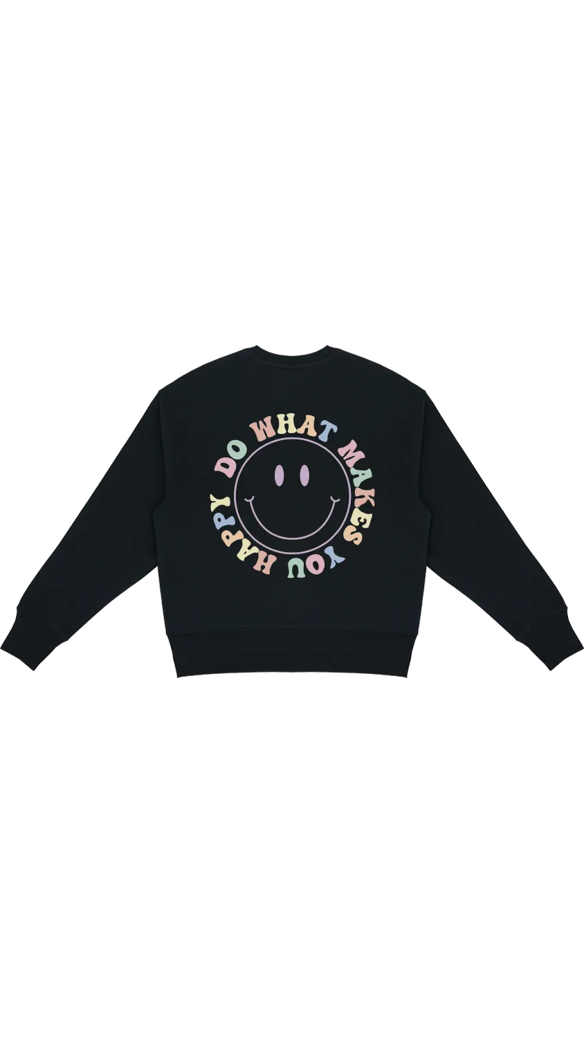 Sweater (Oversized) mit "Happy smiley" Motiv