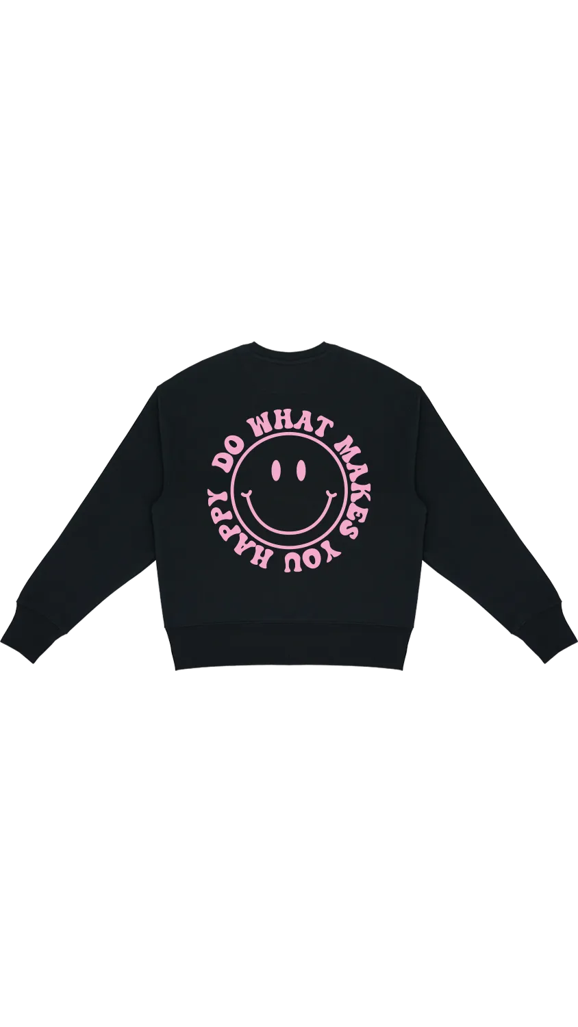 Sweater (Oversized) mit "Happy smiley" Motiv