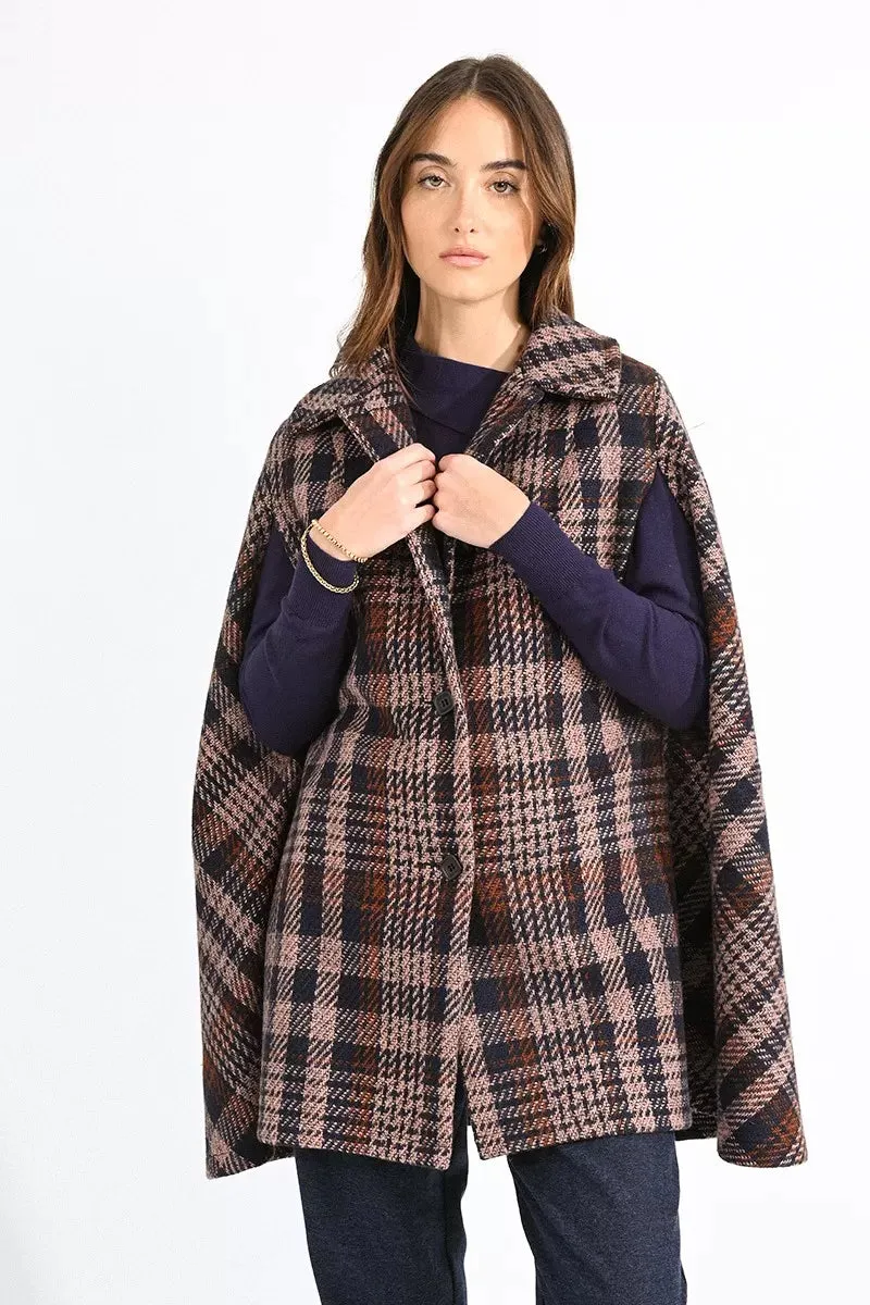 Tartan Cape Coat