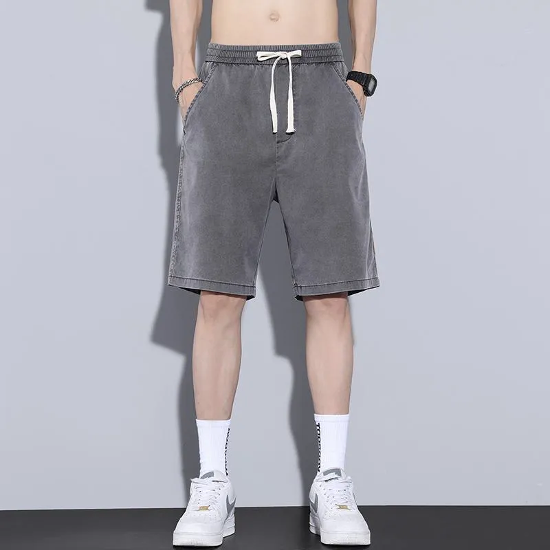 Tencel Beach Lyocell Casual Straight Shorts