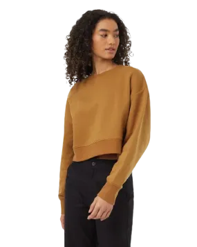 Tentree Fleece - Women's TreeFleece Oversized Cropped Crew Sweatshirt