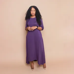 The Essential Dress-Dark Purple