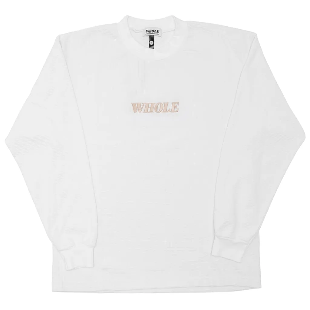 THERMAL LOGO LONG SLEEVE (white)