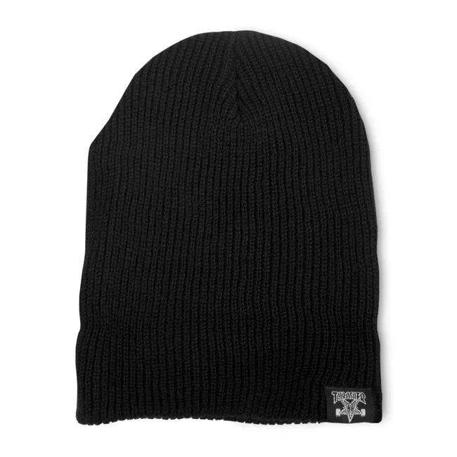 THRASHER SAD BEANIE BLACK