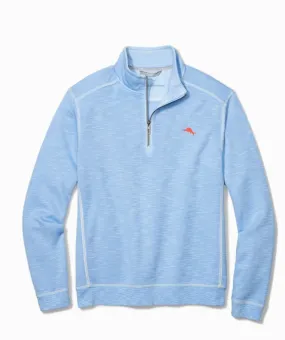 Tommy Bahama Big & Tall Tobago Bay Half-Zip Sweatshirt Light Sky