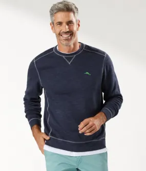 Tommy Bahama Tobago Bay Crewneck Sweatshirt Ocean Deep