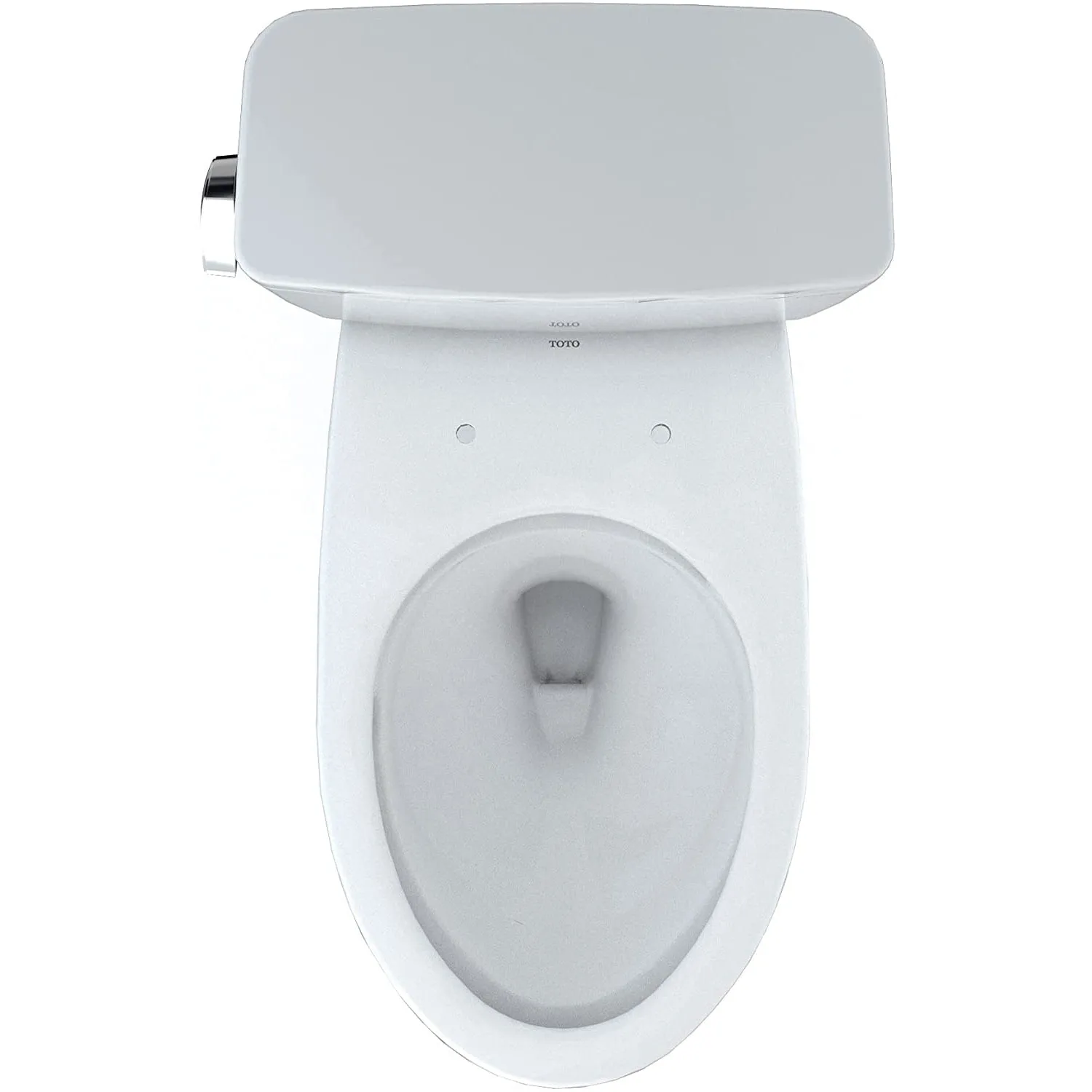 TOTO CST776CSFG.10#01 Drake Two-Piece Elongated 1.6 GPF Toilet with 10" Rough-in and Tornado Flush, Cotton White