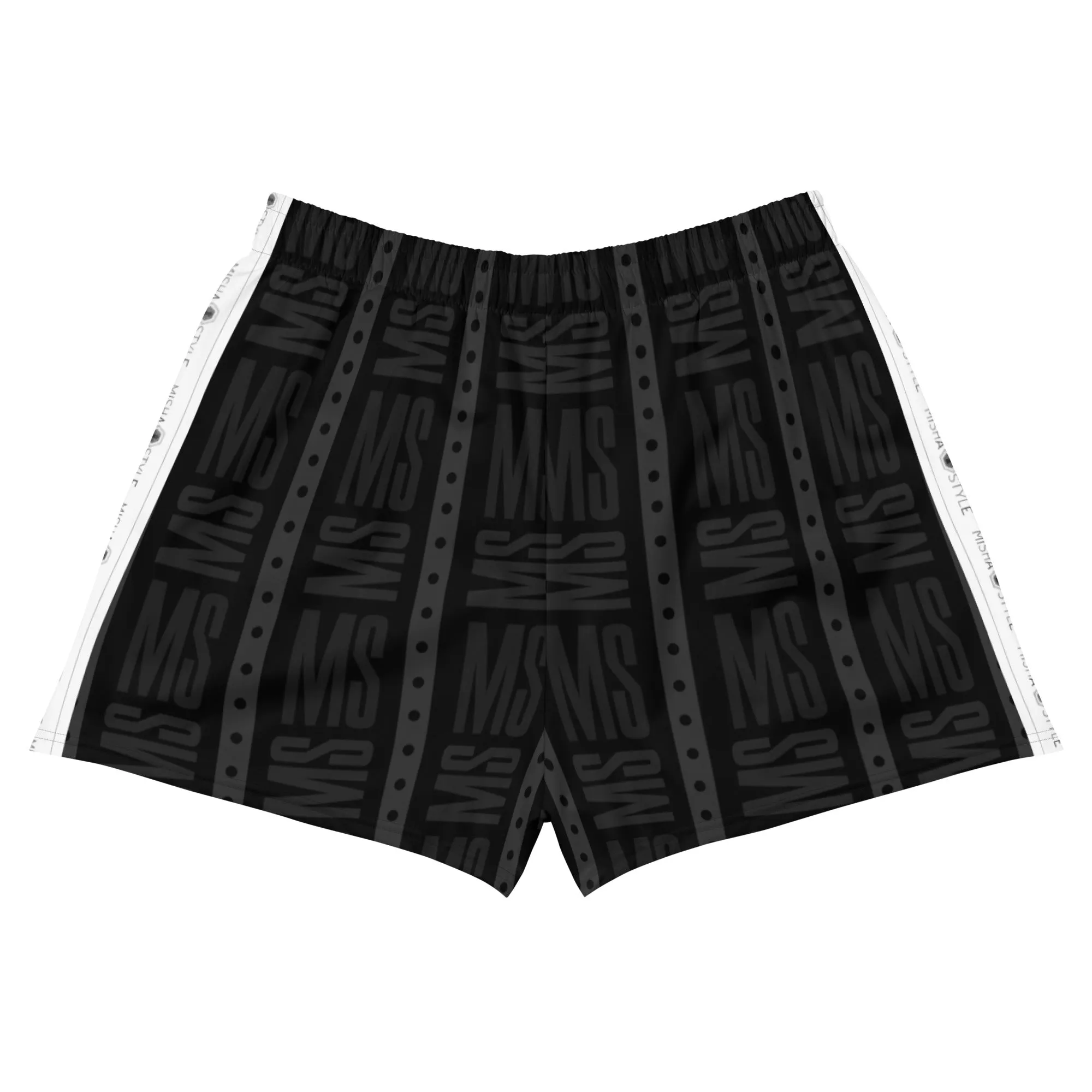 Unisex Athletic Misha Black Shorts