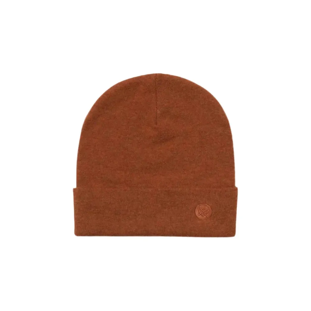 Unisex Kama Merino Wool Beanie - Burnt Orange