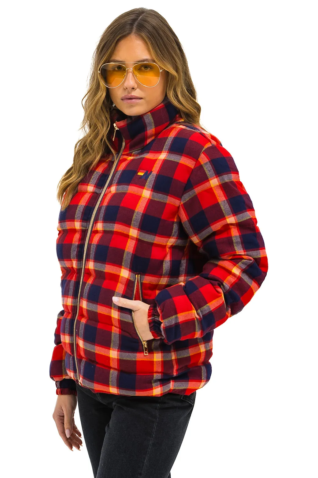 UNISEX PLAID TRAVELER JACKET - RUGBY PLAID