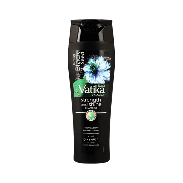 VATIKA BLACK SEED STRENGTH AND SHINE SHAMPOO 185ML