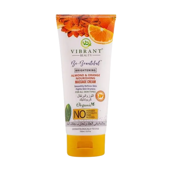 Vibrant Beauty Massage Cream Almond And Orange 150ml