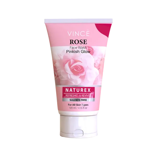 Vince Face Wash Rose Pinkish Glow 120ml