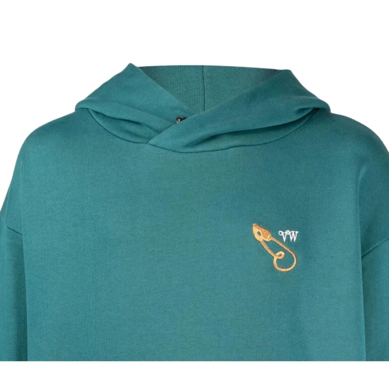 Vivienne Westwood Teal Green Large Orb Logo Hoodie