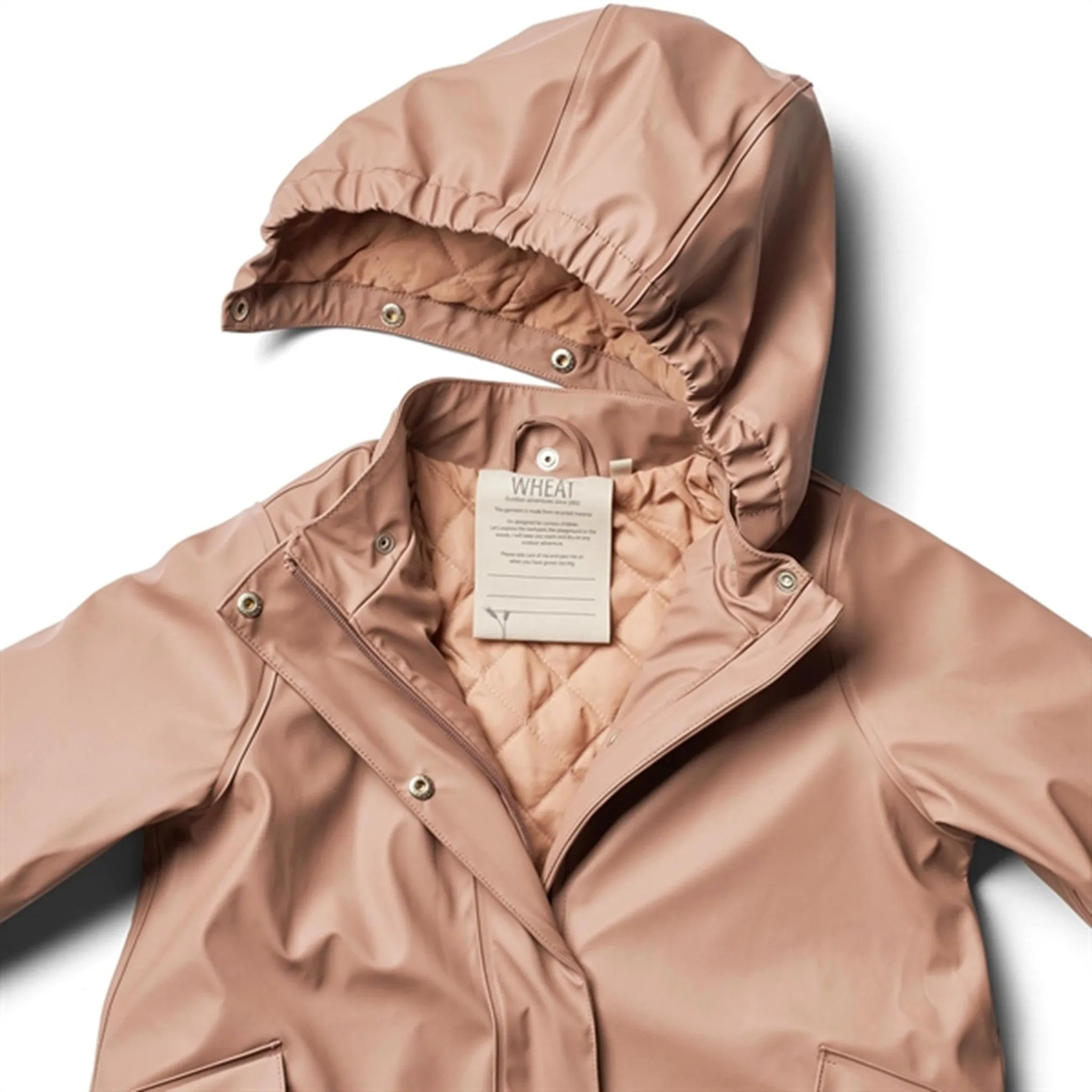 Wheat Rain Jacket Rika Thermo Lavender Rose