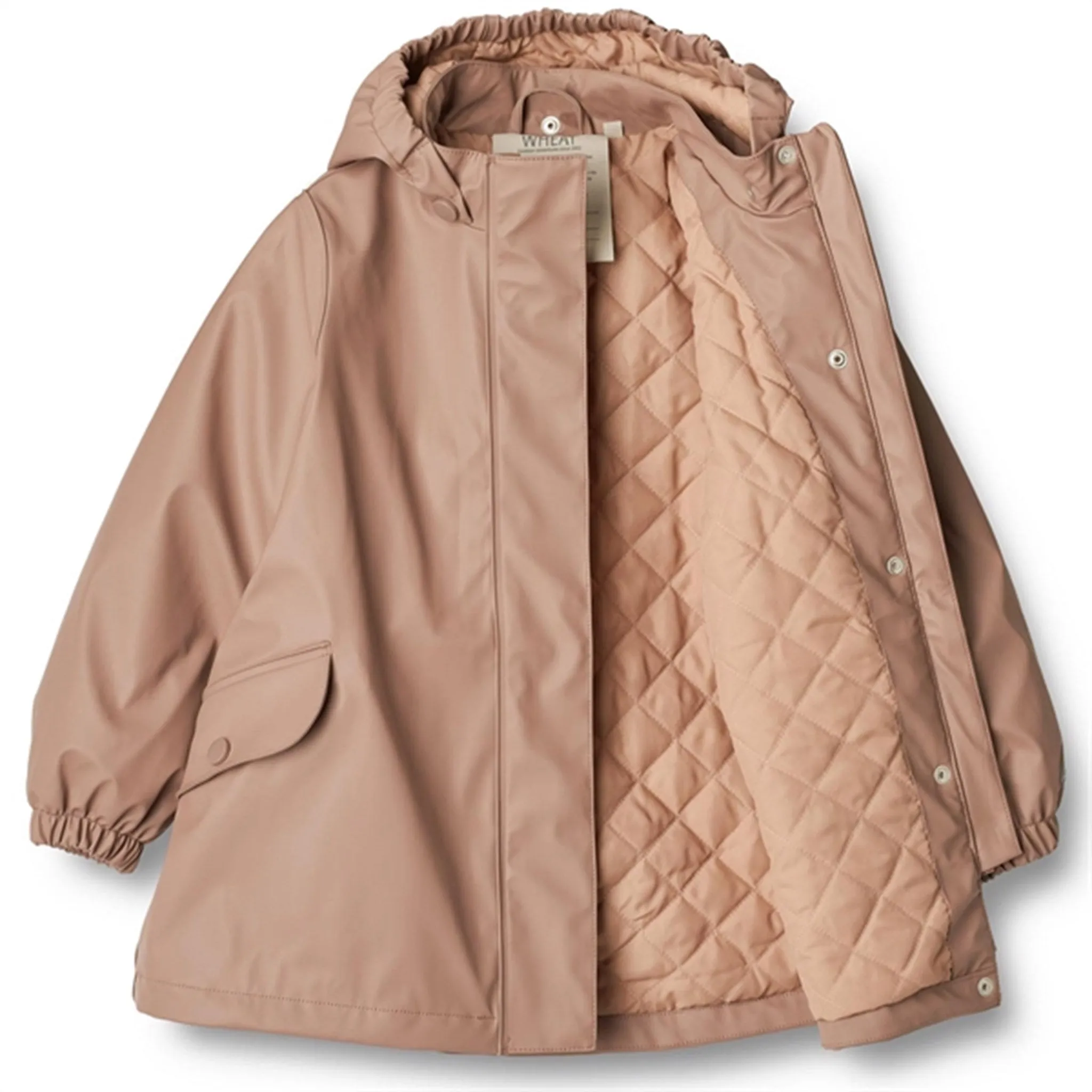 Wheat Rain Jacket Rika Thermo Lavender Rose