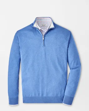 WHITAKER 1/4 ZIP SWEATER - MARITIME