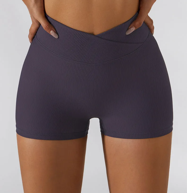 Wholesale Seamless Stretch Yoga Exercise Shorts