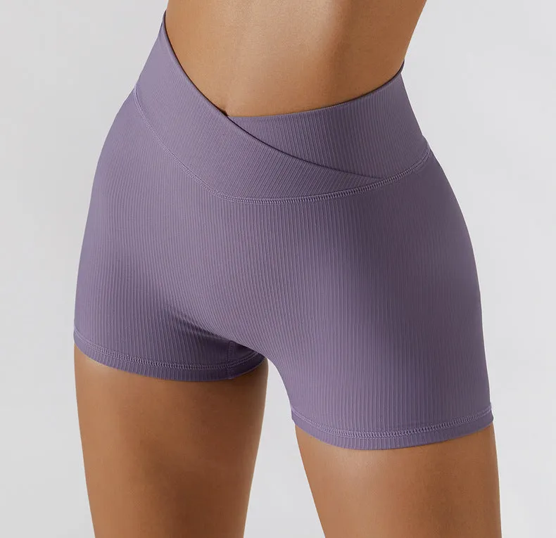 Wholesale Seamless Stretch Yoga Exercise Shorts