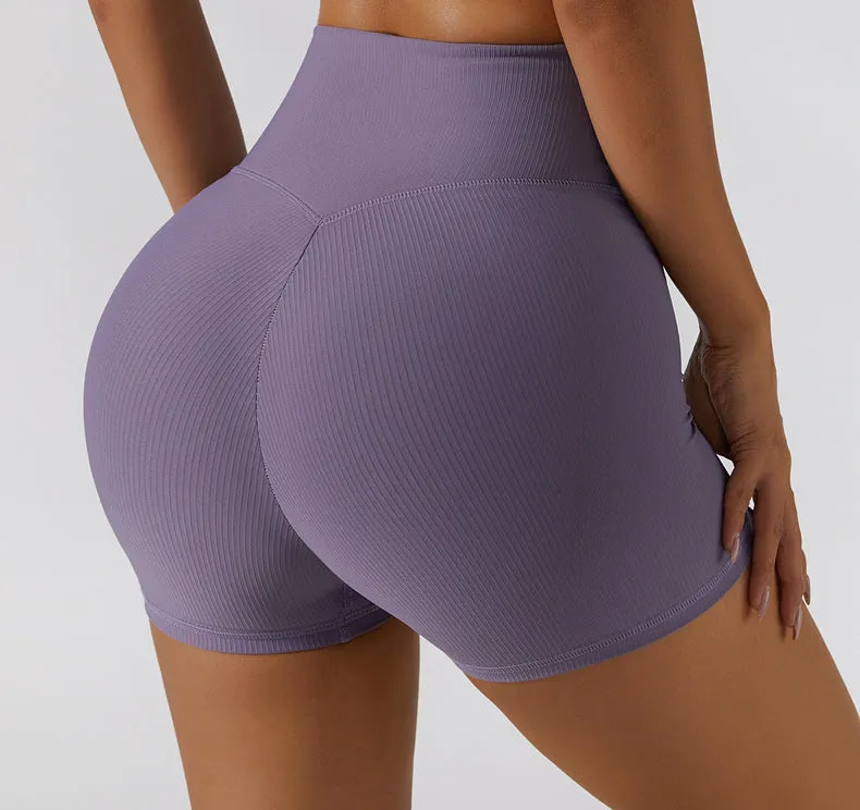 Wholesale Seamless Stretch Yoga Exercise Shorts