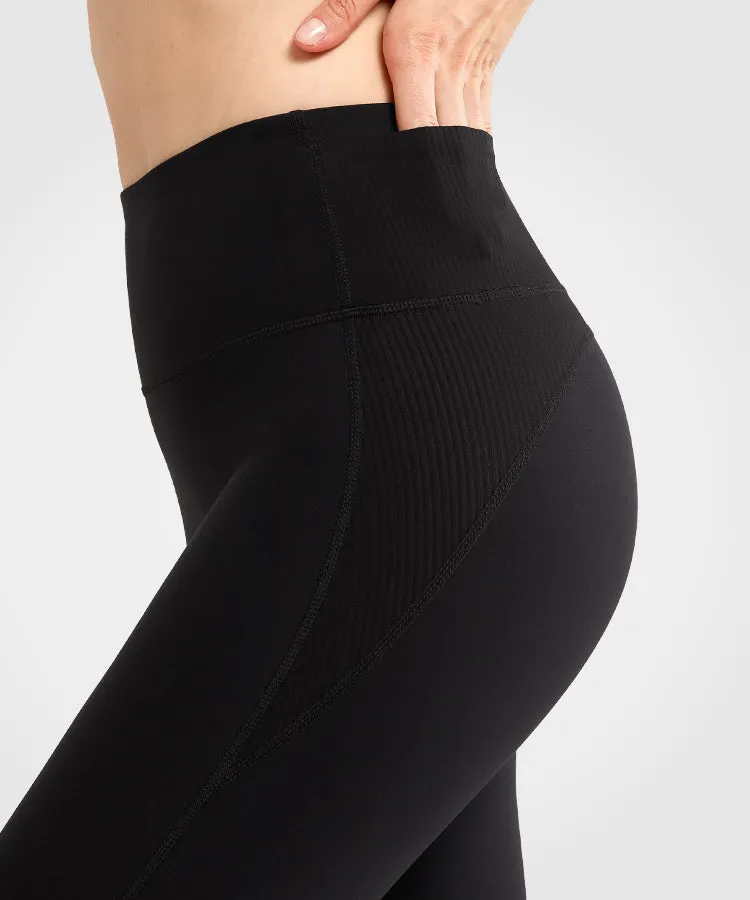 Women High-Waisted Perforated Running Leggings | Women's High Support Leggings