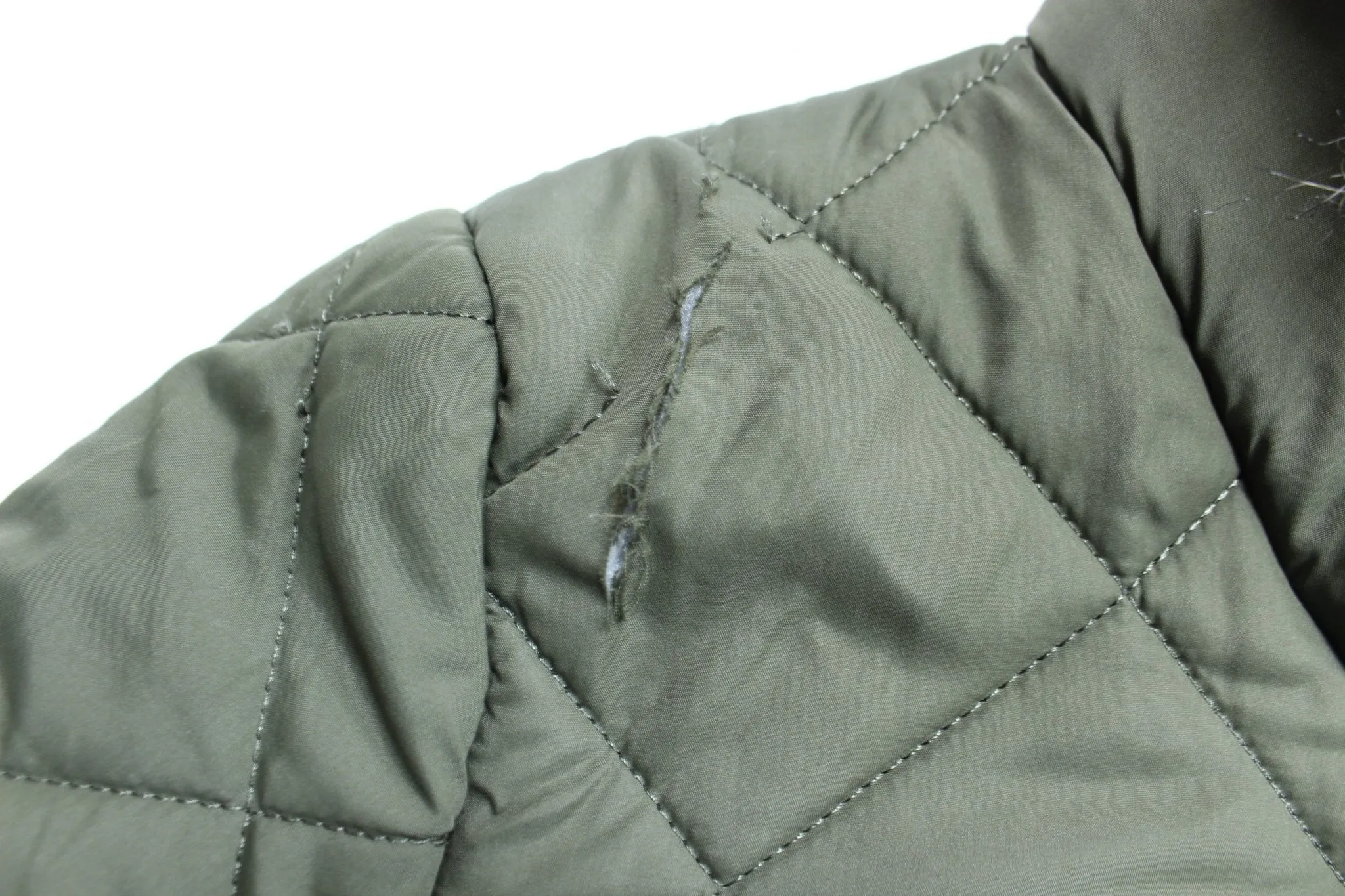 Women's Ralph Lauren Olive Green Quilted Jacket