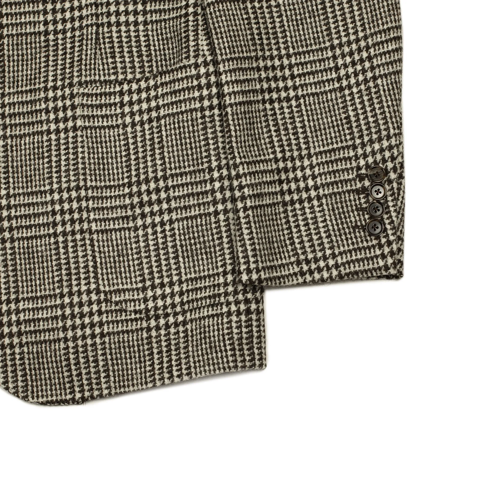 x Sartoria Carrara: Sport coat in large Prince-of-Wales undyed wool tweed