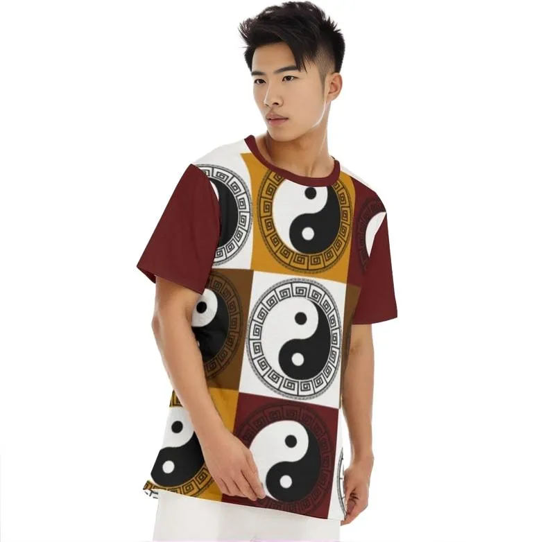 Yin Yang Men's O-Neck T-Shirt Organic Cotton